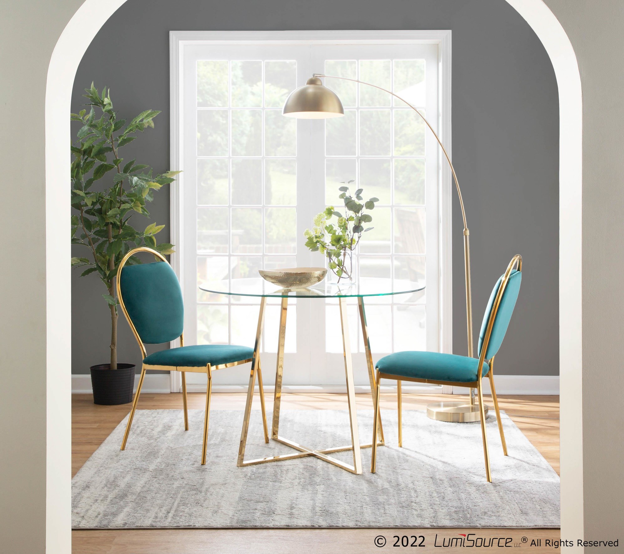 Keyhole Dining Chair - Set Of 2